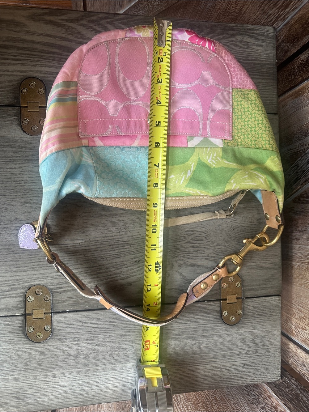 Coach Vintage Y2K Patchwork Shoulder Hobo RARE & Hard to Find! - Picture 13 of 16